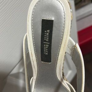 White wedges size 8